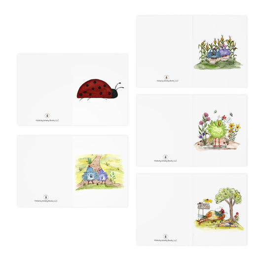 Wacky Wonky Multi-Design Greeting Cards (5-Pack)