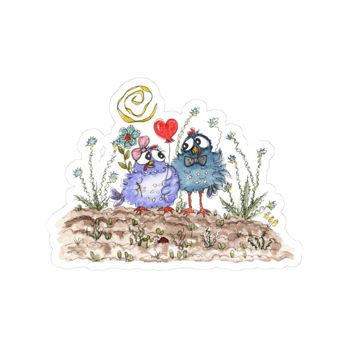 Wacky & Wonky Balloon Sticker