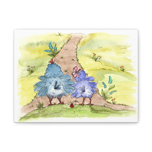 "Off to the Next Adventure" Matte Canvas Picture