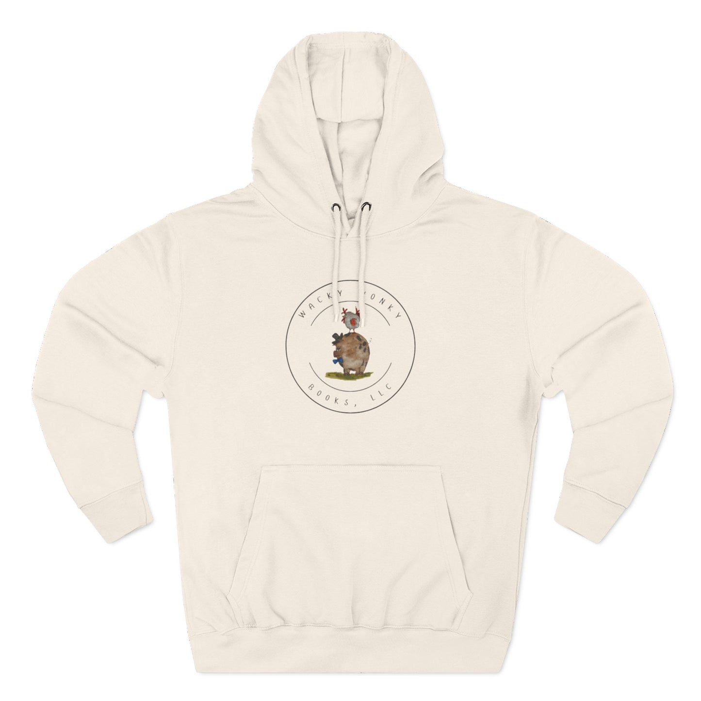 Three-Panel Fleece Hoodie