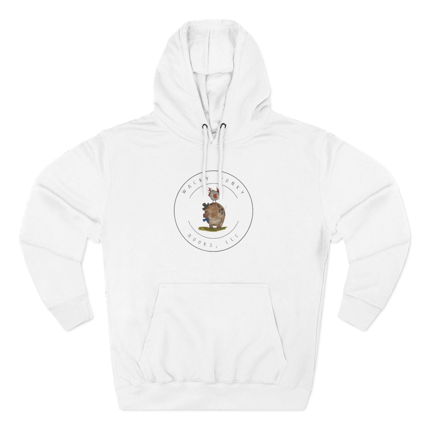 Three-Panel Fleece Hoodie