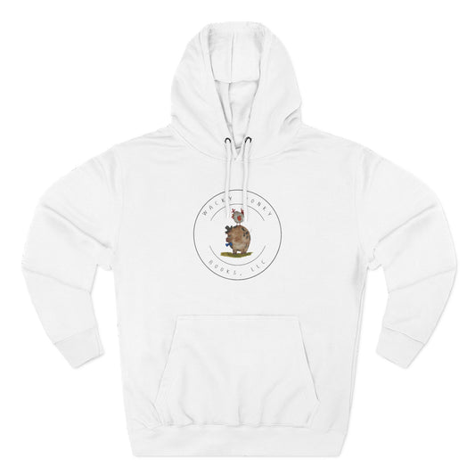 Three-Panel Fleece Hoodie
