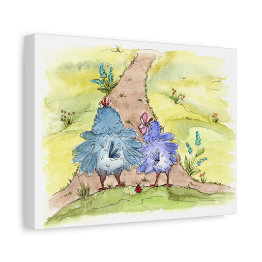 "Off to the Next Adventure" Matte Canvas Picture