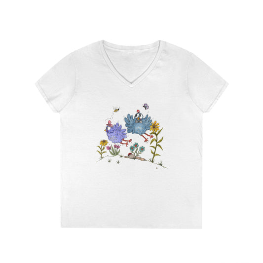 Ladies' V-Neck T-Shirt