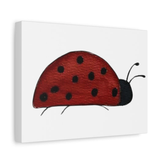 "Lily the Ladybug" Matte Canvas Picture