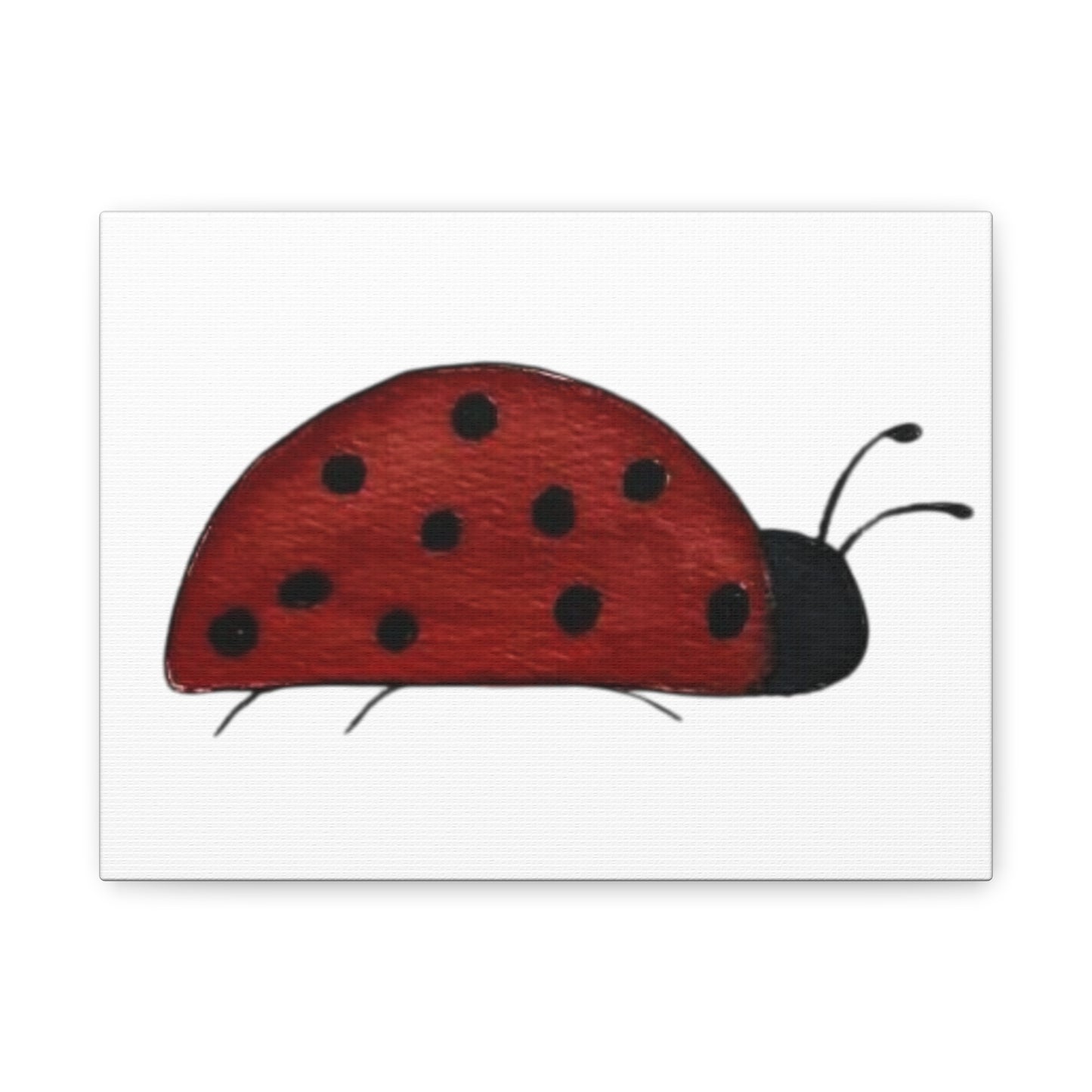 "Lily the Ladybug" Matte Canvas Picture