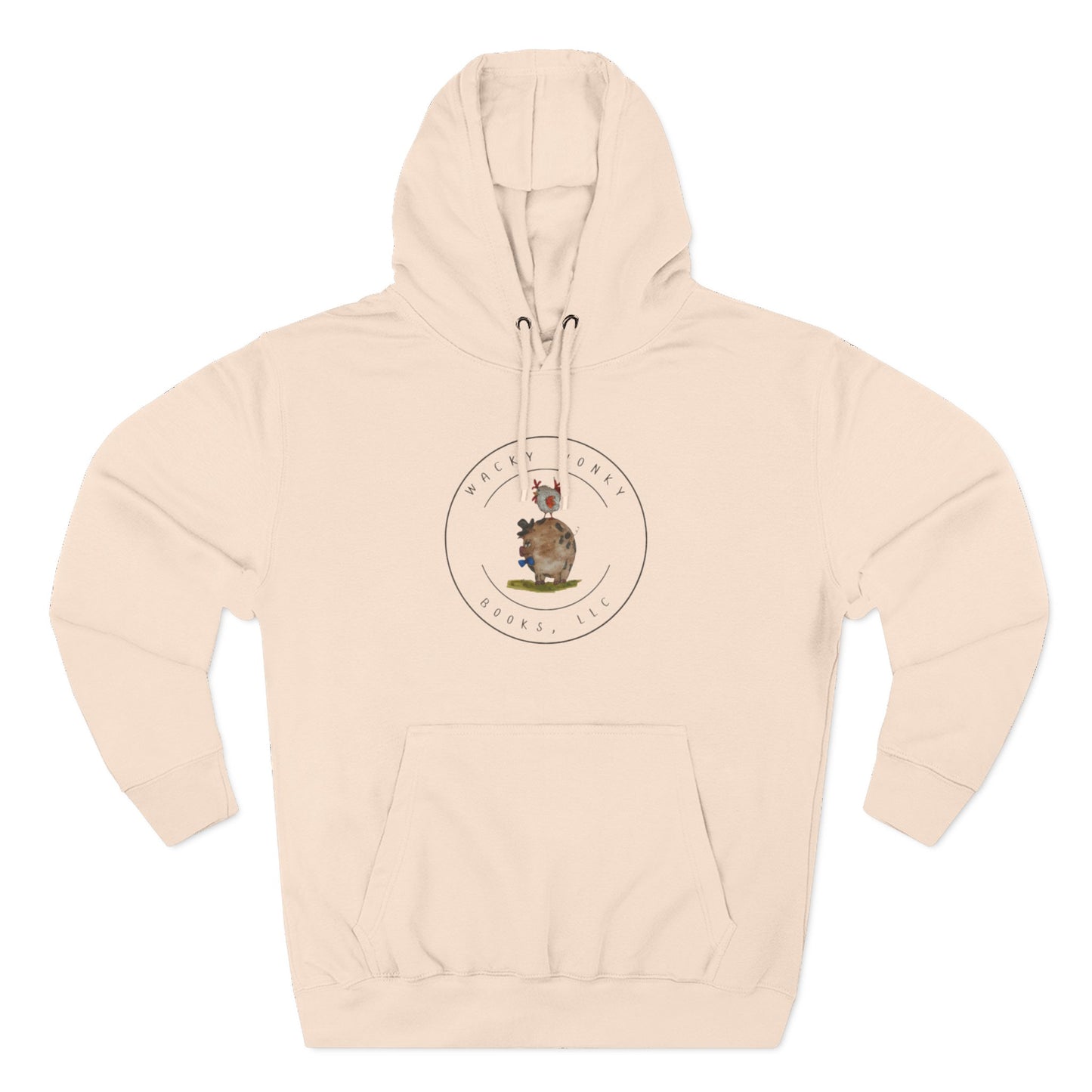 Three-Panel Fleece Hoodie