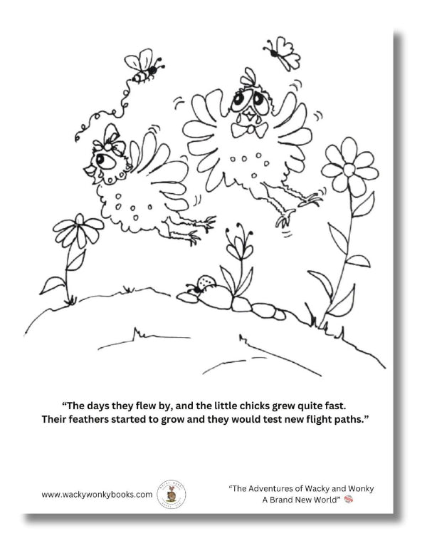 Wacky Wonky Coloring Page